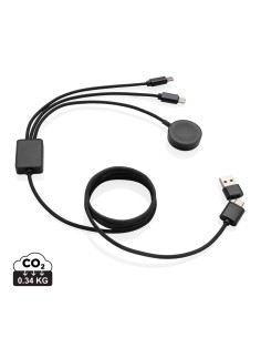 Cavo di ricarica Terra 6-in-1 in rPET RCS carica orologio